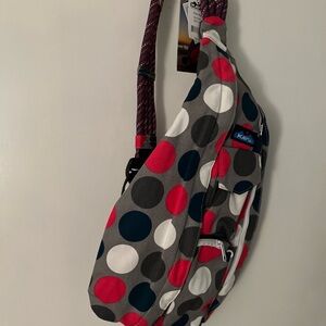 Kavu Rope Bag with Colorful Dot Pattern